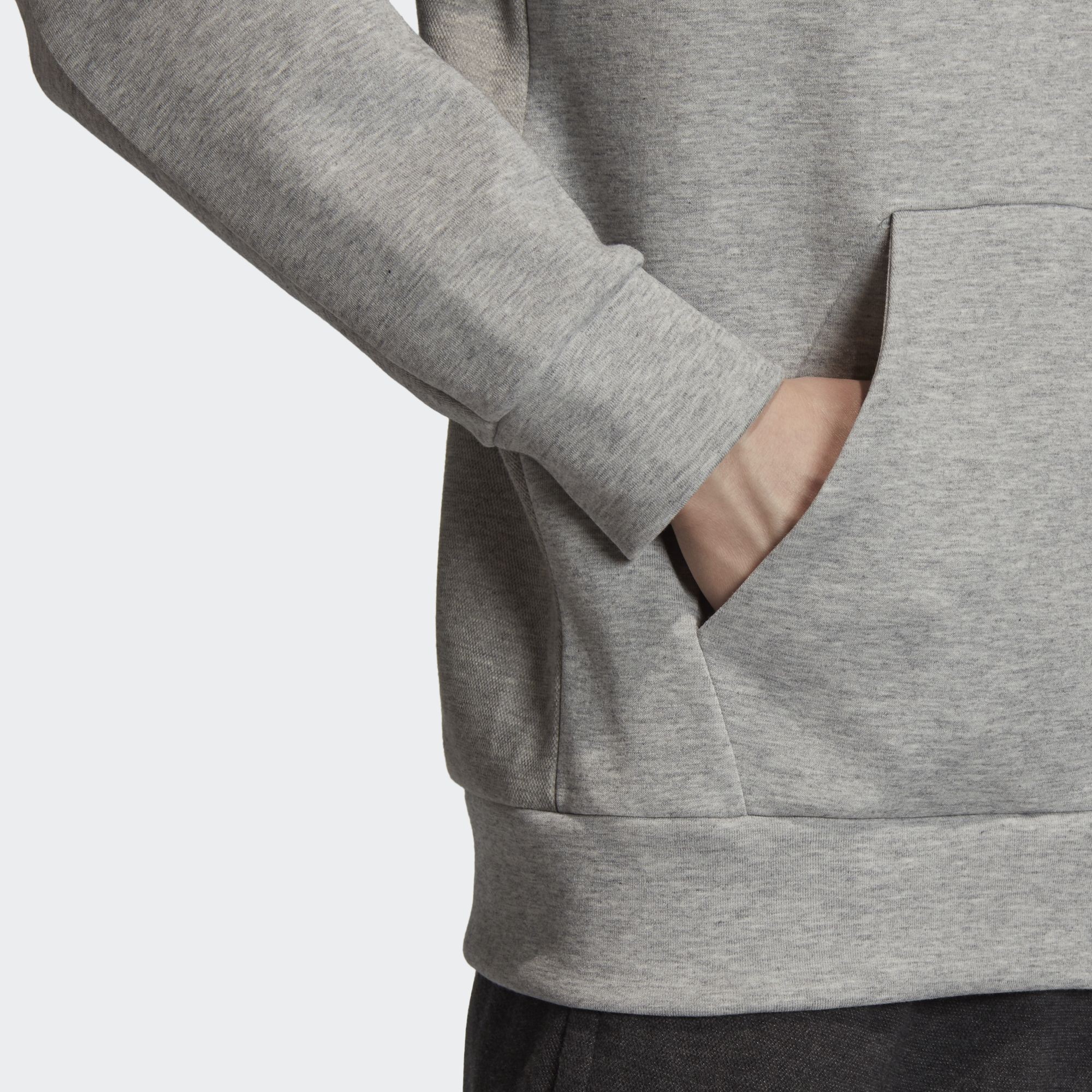 Áo Hoodie Must Haves Full-Zip Stadium Nam Màu xám FU0036 | BigBuy360 - bigbuy360.vn