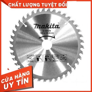 Lưỡi cưa gỗ 185mm 40 răng hợp kim makita d-50538