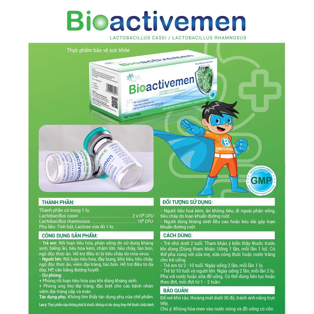 Men Tiêu Hóa Men Vi Sinh Bioactivemen