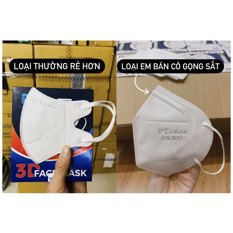 [Set 4 hộp] Khẩu trang PT N95 5D cao cấp kháng khuẩn | BigBuy360 - bigbuy360.vn