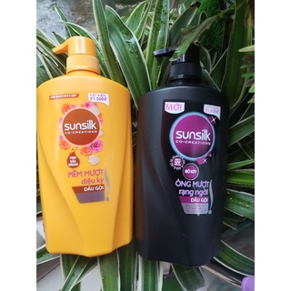 Dầu gội sunsilk 900g, 900ml óng mượt,mềm mượt