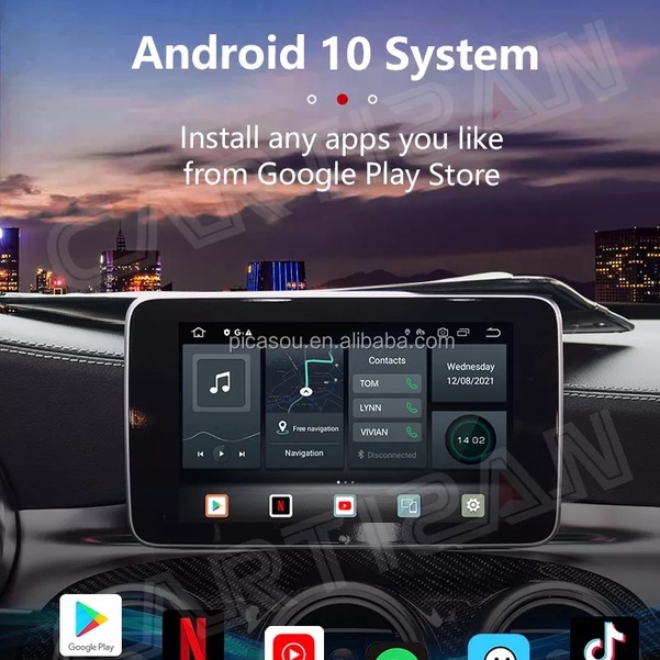 Android box ô tô S31 Snapdragon 665 Ram4GB Android auto Carplay không dây