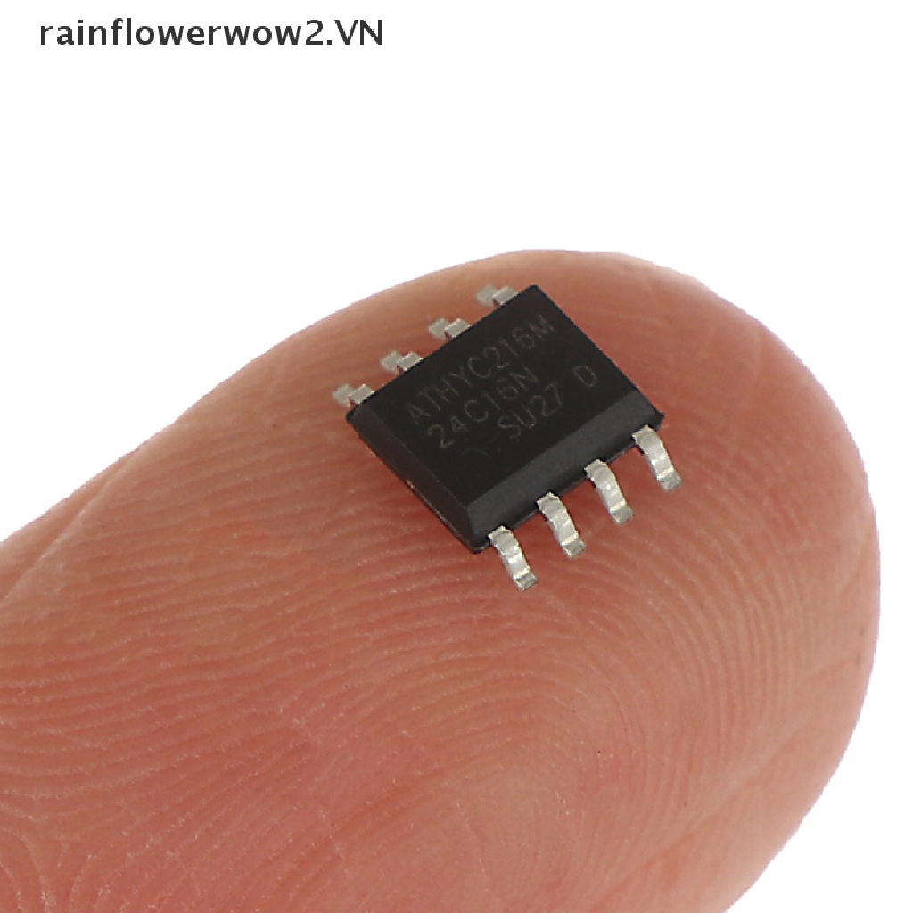 Bộ 10 Chip Bộ Nhớ AT 24C01 24C02 24C04 24C08 24C16 24C01N 24C02N 24C04N 24C08N 24C16N SOP8 DIP8 IC