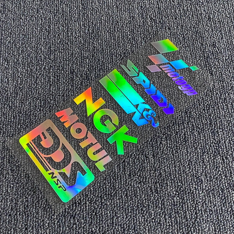 Miếng Dán Phản Quang Nhiều Màu Chống Thấm Nước Trang Trí Thân Xe Mô Tô