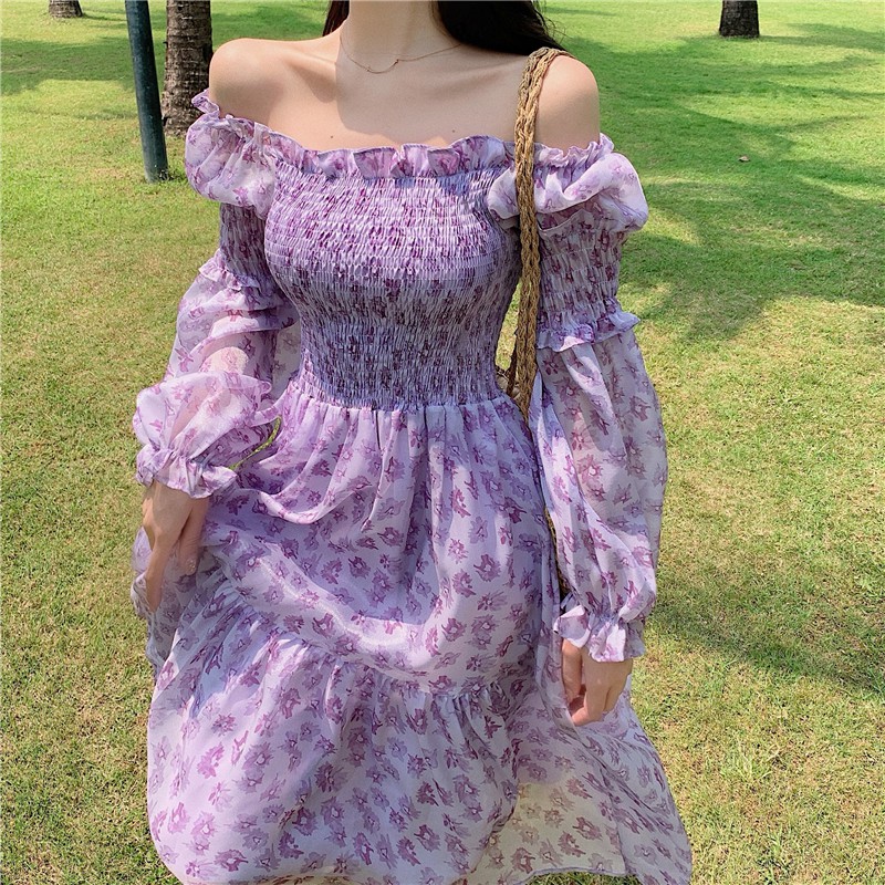 Đầm ulzzang phong cách Pháp cổ điển 2 màu size S - M - L