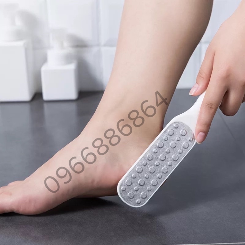 Dụng cụ chà gót chân 2 mặt nhám, giúp loại bỏ tế bào chết spa tmv