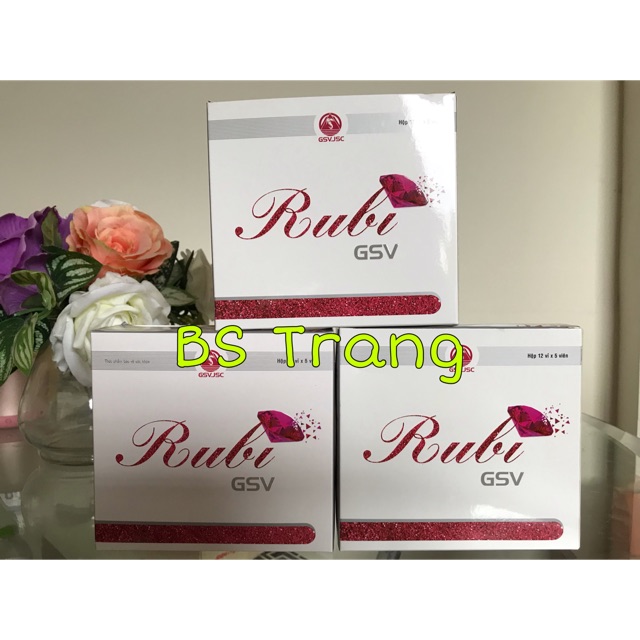 Rubi GSV - CELLSKIN - giảm lão hóa, bổ sung vitamin cho da sạm, nám, tàn nhang &amp; da mụn hộp 60 viên