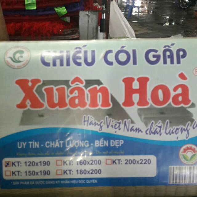 Chiếu cói Xuân Hòa m6- 2M