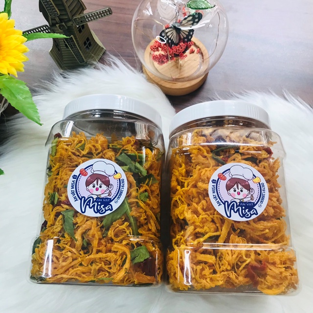 Khô gà lá chanh nhiều loại từ 100gr đến 300gr xé cay vừa thơm ngon đậm vị chuẩn nhà làm ăn vặt Misa | BigBuy360 - bigbuy360.vn