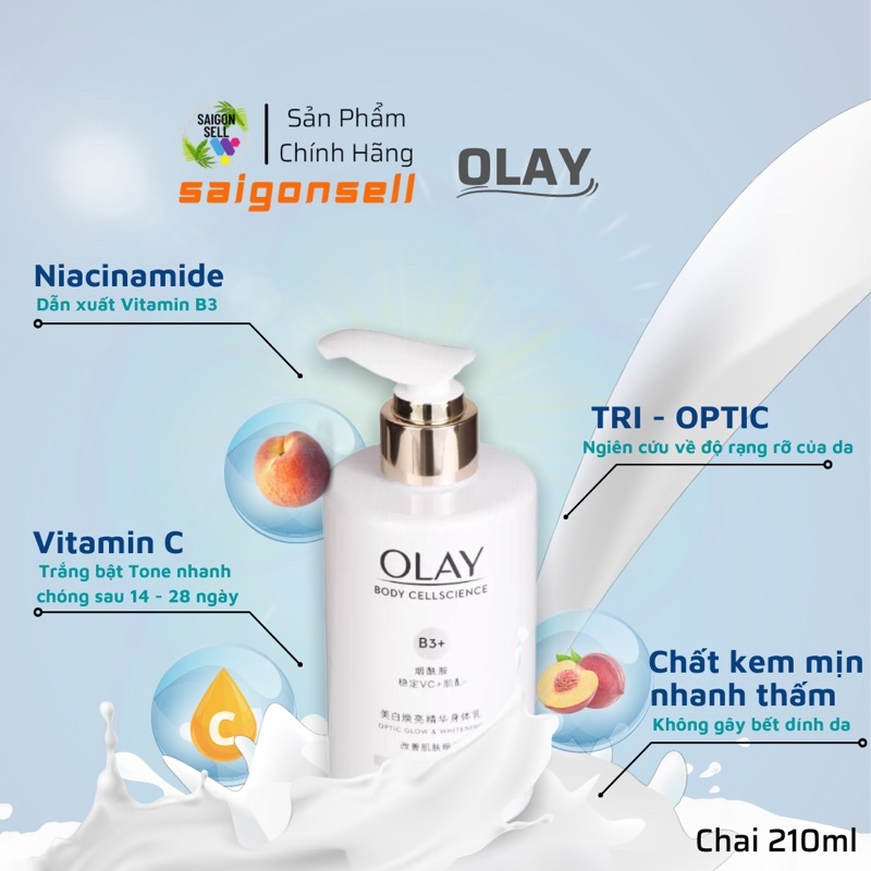 OLAY B3 Whitening _ COMBO 8 món Siêu Tiết Kiệm