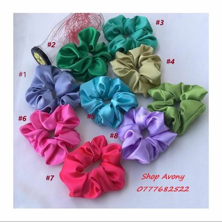 Cột tóc vải lụa Scrunchies