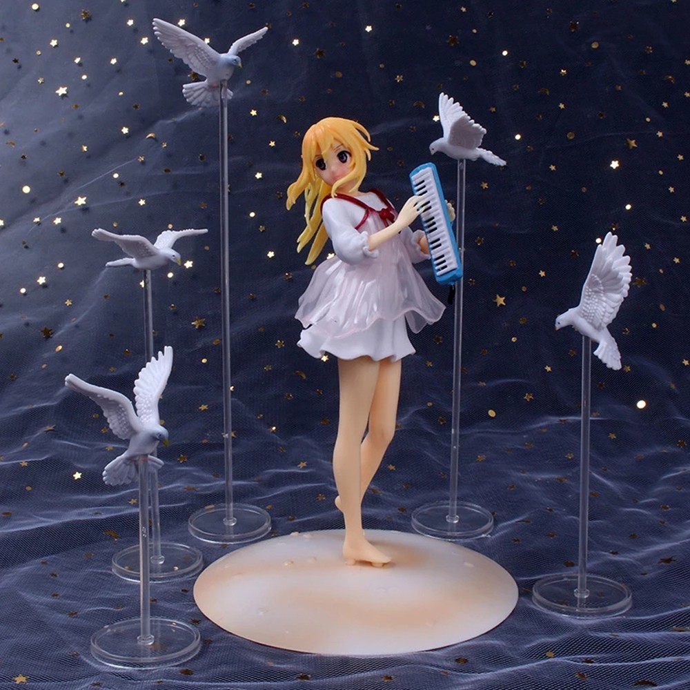 EPOCH Japanese Figurine April is your lie Car Decoration Action Figure Gong Yuan Xun Anime Collectible Model Toys Girl figure PVC Liggen In April Kaori Miyazono