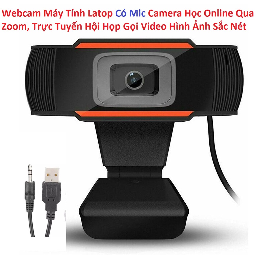 Webcam Máy Tính Latop Có Mic Camera Học Online Qua Zoom,