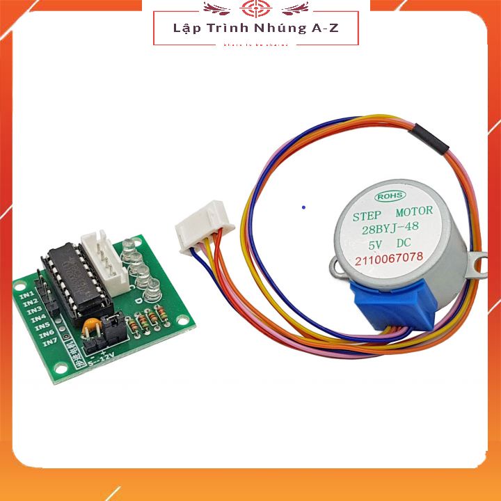 [Lập Trình Nhúng A-Z][117] Động Cơ Bước 5V/12V 28BYJ-48 + Mạch Điều Khiển ULN2003