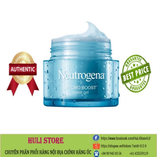 Kem dưỡng da cấp ẩm Neutrogena Hydro Boost Water