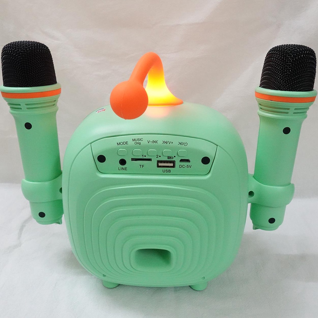 Mic hát karaoke bluetooth, loa karaoke 2 mic SD-506 , hàng loại 1bọc nhựa abs thiết kế đẹp