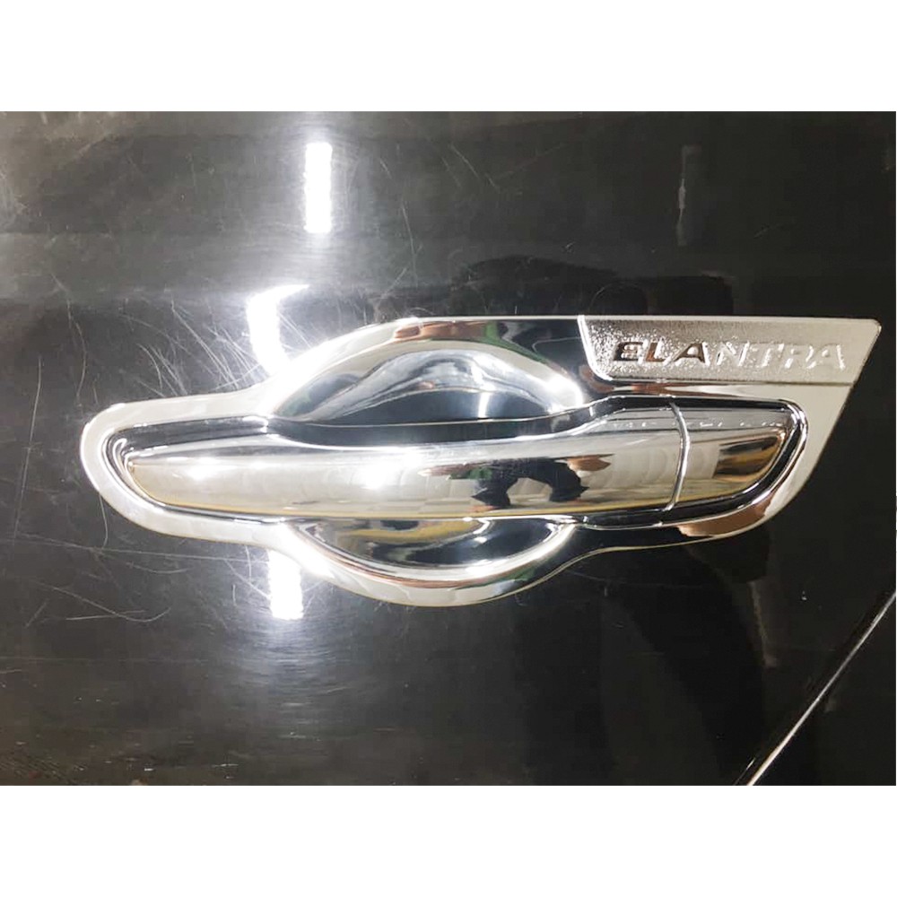 Ốp Hõm Cửa Xe Hyundai Elantra 2016-2019 mạ crom cao cấp