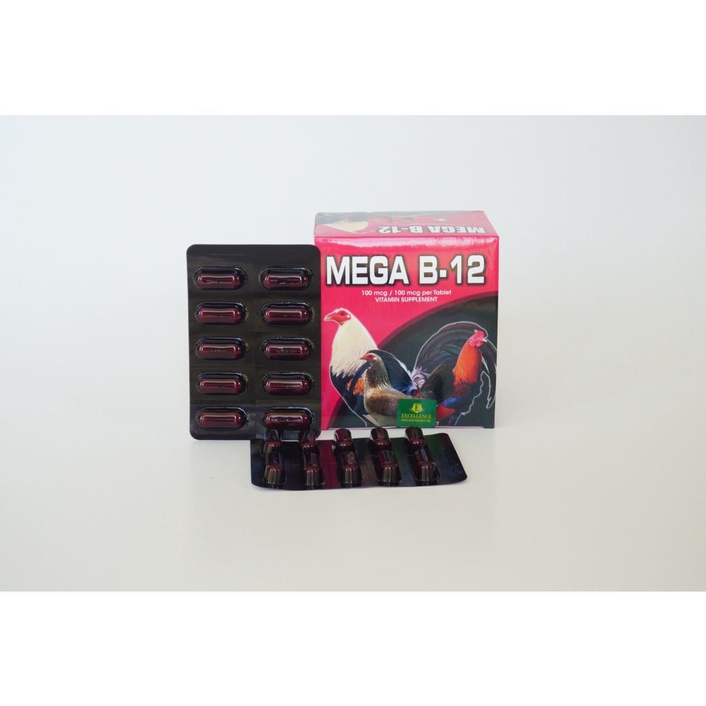 Mega B12 dành cho gà đá (1 vỉ)