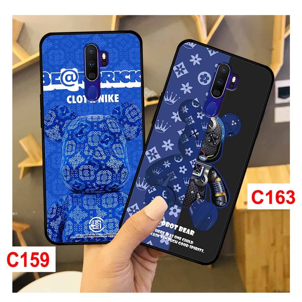 Ốp lưng Oppo A5 2020 - A9 2020 in hình gấu thời trang, bearbrick cao cấp.