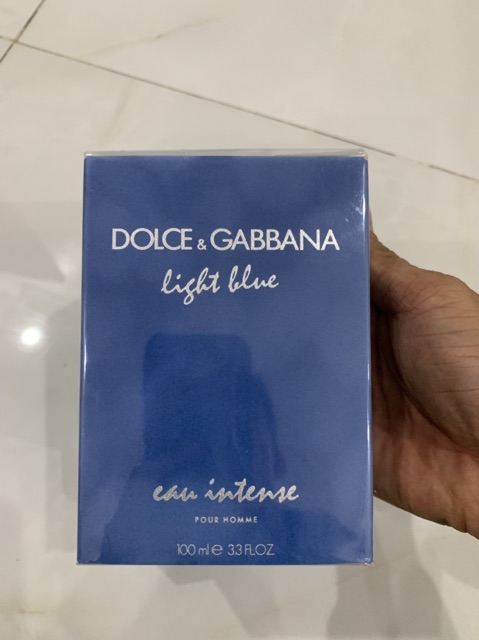 [FreeShip] Nước hoa D&G light blu eau intense 100ml fullbox