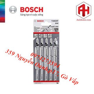 Lưỡi cưa lọng gỗ và kim loại Bosch T345XF