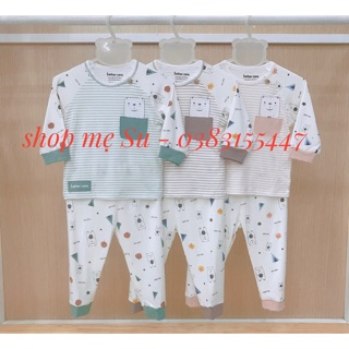 Bộ dài tay kẻ hoạ tiết Father care