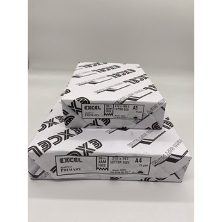 Giấy A4 / A5 excel 80gsm - Loại tốt - Đủ 500 sheet/ream và đúng định lượng