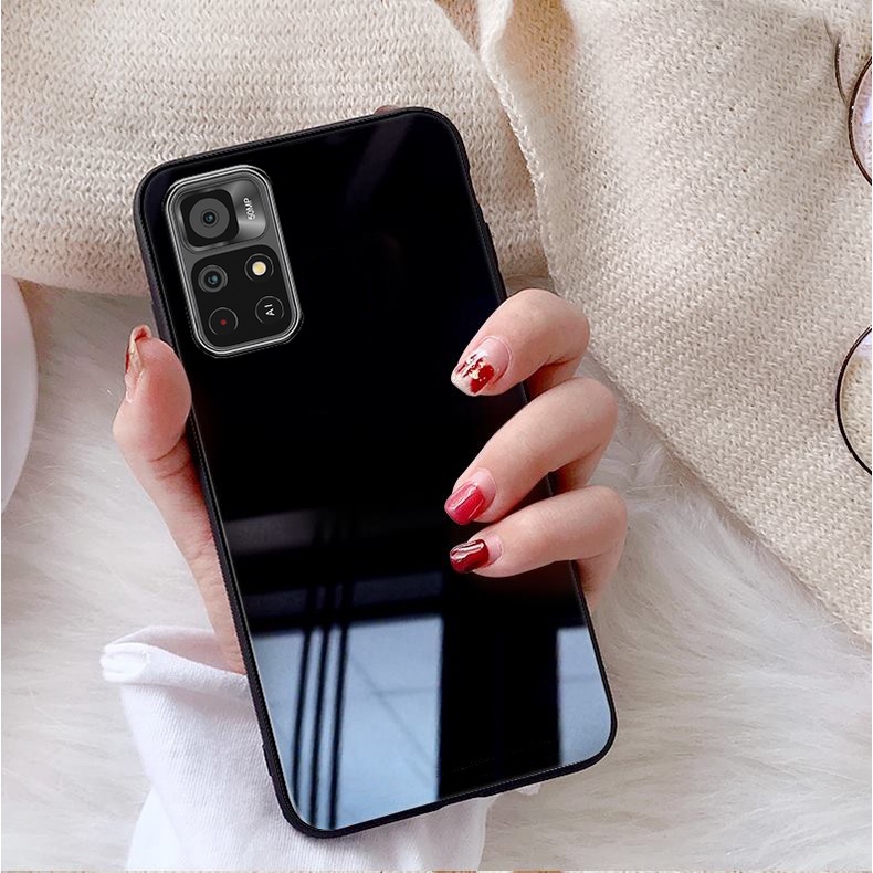 Ốp Lưng XIAOMI REDMI NOTE 11S, NOTE 11 4G, NOTE 11 5G , NOTE 11 PRO, NOTE 11 PRO 5G Mặt kính gương sáng bóng cao cấp