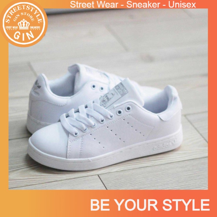 GIÀY SNEAKER THỂ THAO GÓT TRẮNG NAM NỮ( GIN STORE )