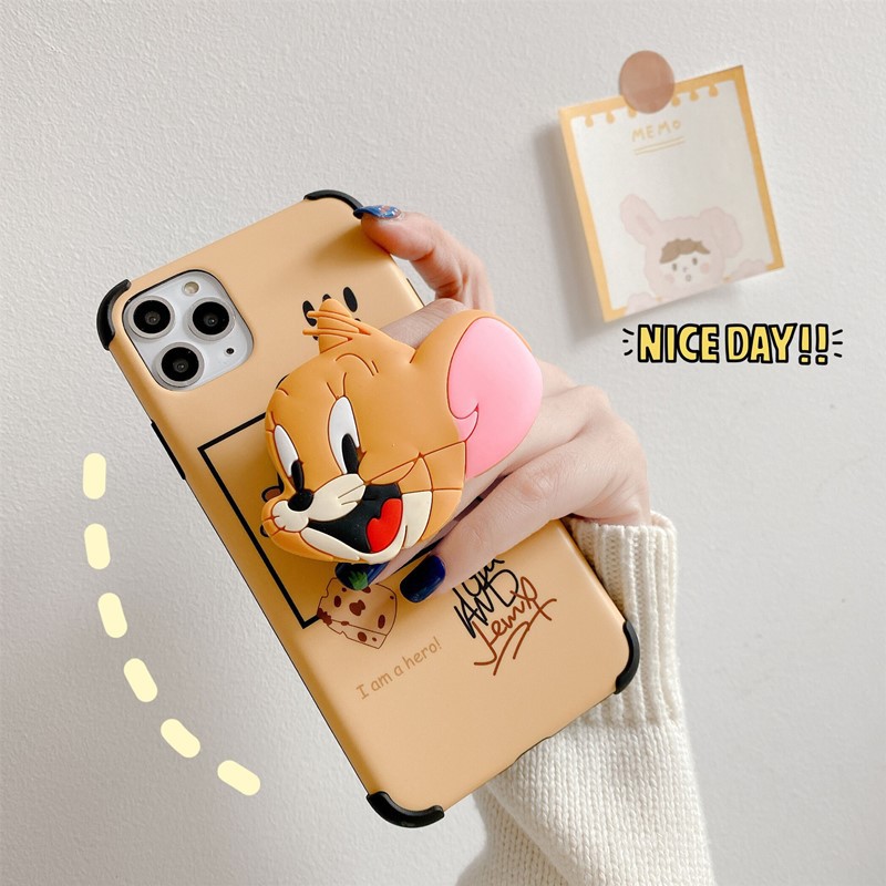 Ốp Điện Thoại Chống Rơi Họa Tiết Tom Và Jerry Cho Iphone 12 11pro Xr Xsmax 7 / 8plus | BigBuy360 - bigbuy360.vn