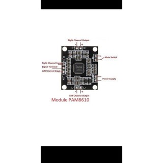 Mạch âm thanh  pam8610 10w+10w