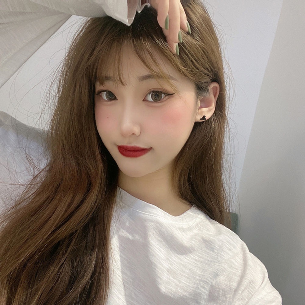 Bông Tai Mini Mạ Bạc 925 Thiết Kế Đơn Giản Dễ Thương Phong Cách Hàn Quốc