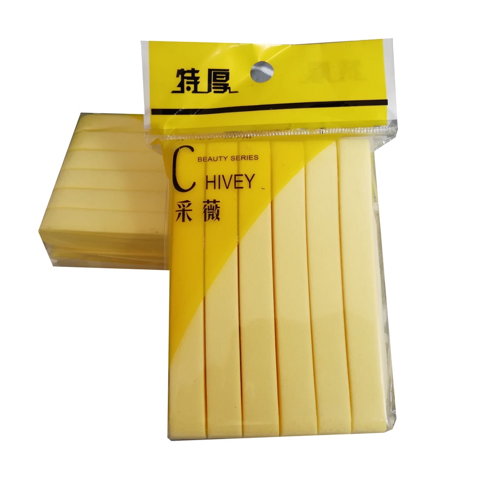 Bông nở rửa mặt bọt biển chivey (1 cái 12 thanh)