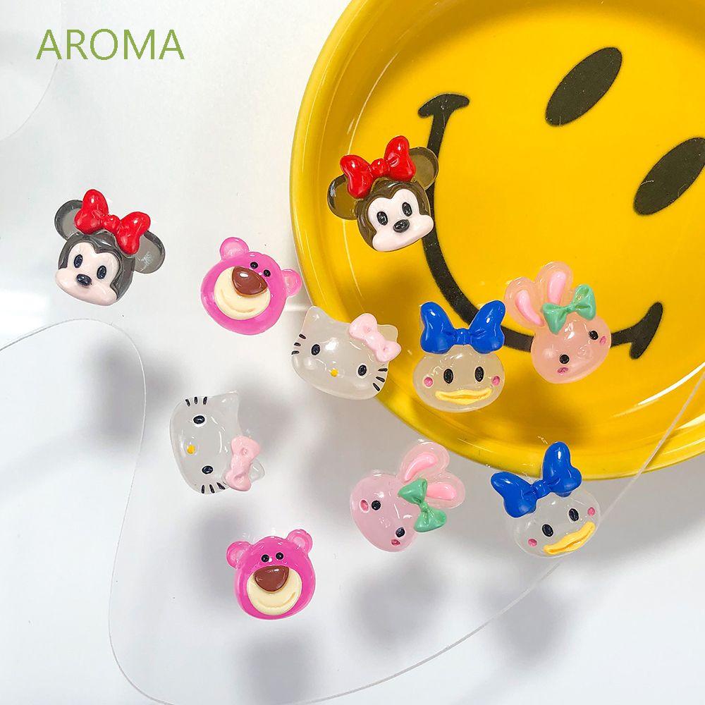 [Hàng mới về] Phụ kiện đính móng trang trí nghệ thuật hình nhân vật hoạt hình dễ thương diy