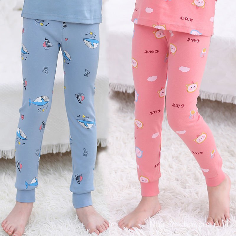 Cotton Children Sole Warm Cotton Pants Baby Boy And Girl Pajamas
