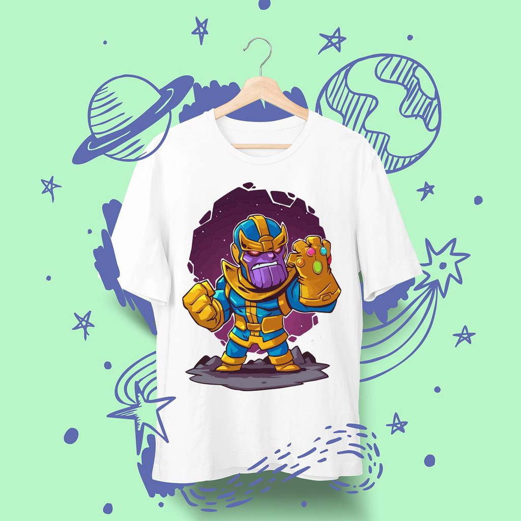 ÁO THUN RỒNG THẦN THANOS godzilla NHIỀU MẪU UNISEX NAM NỮ THỜI TRANG AOMI PHONG CÁCH HÀN QUỐC TAY NGẮN TAY LỠ CÓ SẴN