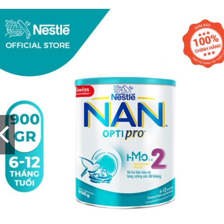 [HÀNG CHÍNH HÃNG] Sữa Bột Nestle NAN OPTIPRO 1-2-3-4 HMO Hộp 900g