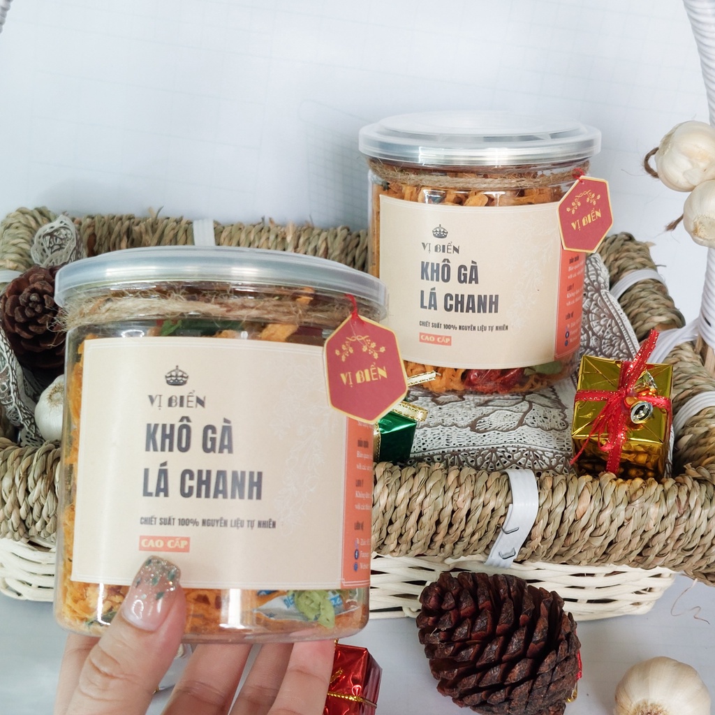 Khô Gà Lá Chanh Ngon Vị Biển, Đồ Ăn Vặt Ăn Liền Hủ Pét 150gr Dai Ngon Chuẩn Vị | BigBuy360 - bigbuy360.vn