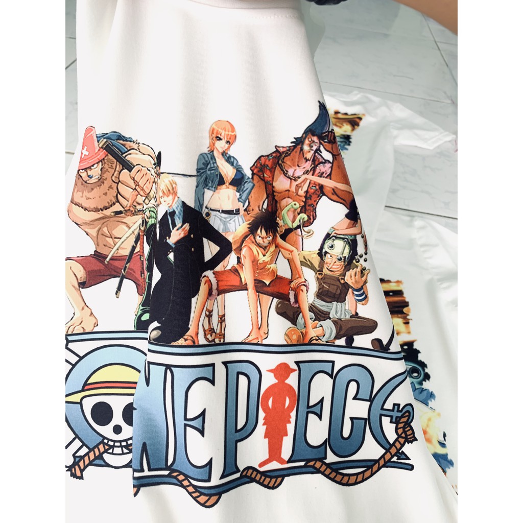 (ẢNH THẬT) Áo Thun One Piece LUFFY TEAM Cực Đẹp | Áo Phông Băng Mũ Rơm Hải Tặc LUFFY Giá Rẻ OP142