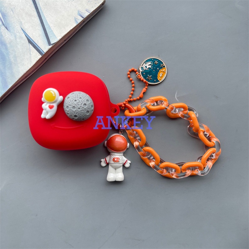 SONY WF-SP700N / Linkbuuds S WF-LS900N / WF-L900 Vỏ Bảo Vệ Hộp Sạc Tai Nghe Hình Hành Tinh Bằng Silicone Mềm Chống Sốc/Thấm Nước