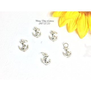 Charm bạc mỏ neo thủy thủ