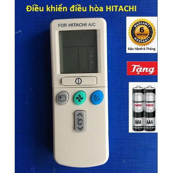 [HÀNG XỊN] Remote Điều Khiển điều hòa máy lạnh Hitachi RAR-3U3
