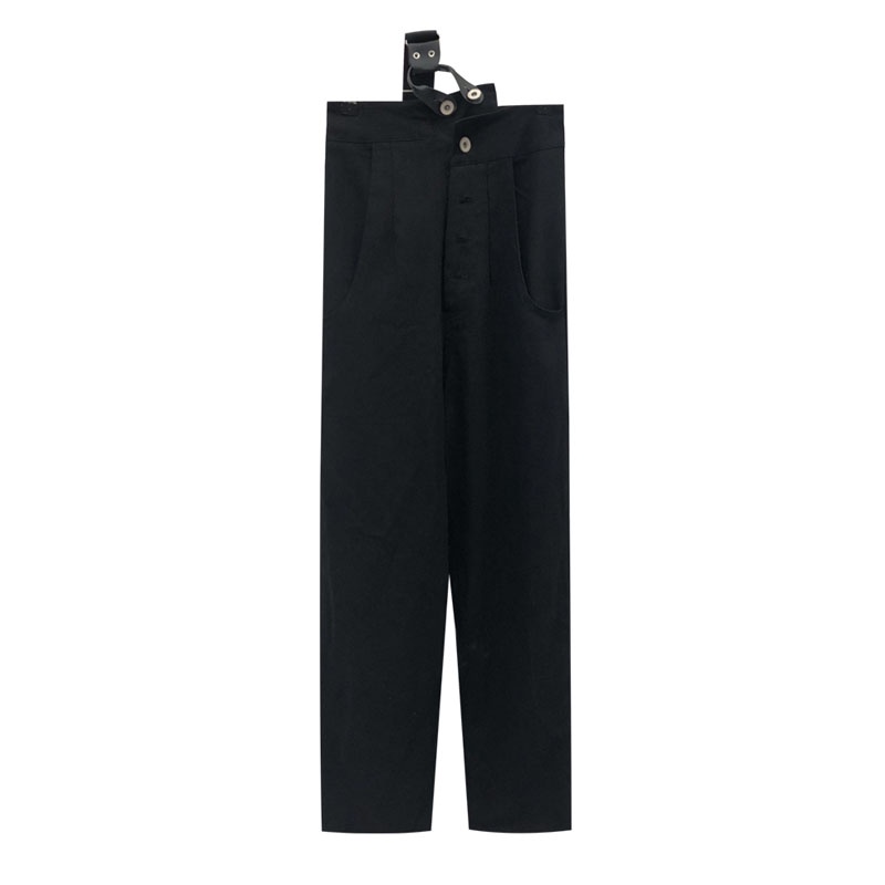 Quần Jean Dài Lưng Cao Dáng Rộng Thời Trang Cho Nữ