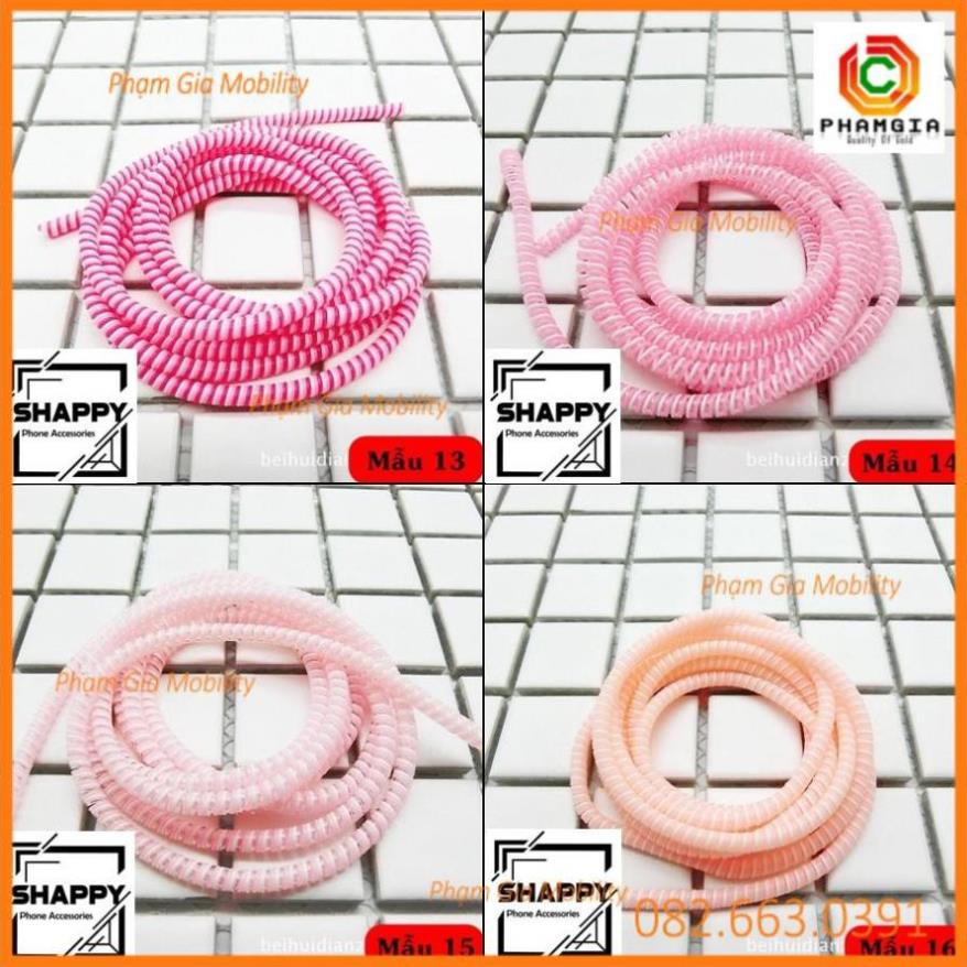 Dây Quấn cáp 2 màu - Bảo Vệ Dây Cáp Sạc Tròn 1k 2k 3k 4k