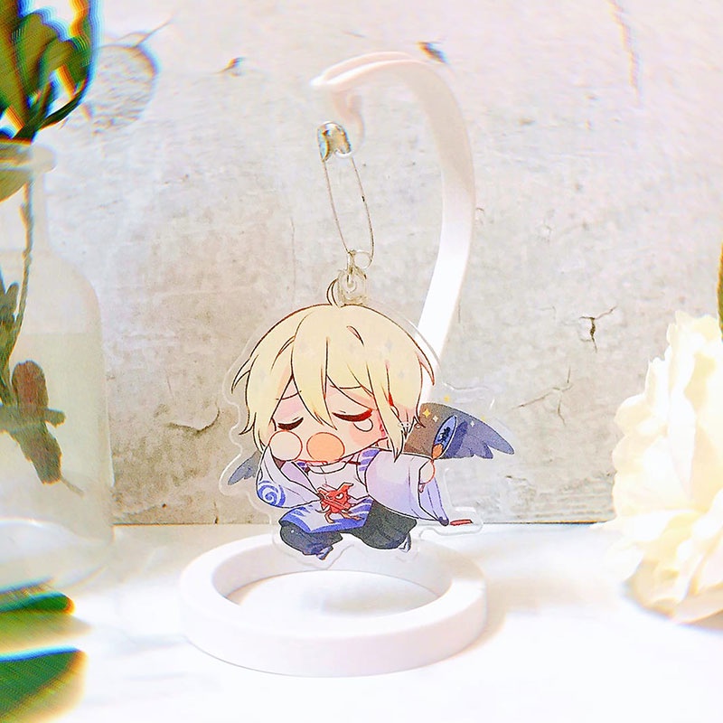 Móc khóa nhựa acrylic Âm Dương Sư Onmyoji Đại Thiên Cẩu, Nhất Mục Liên