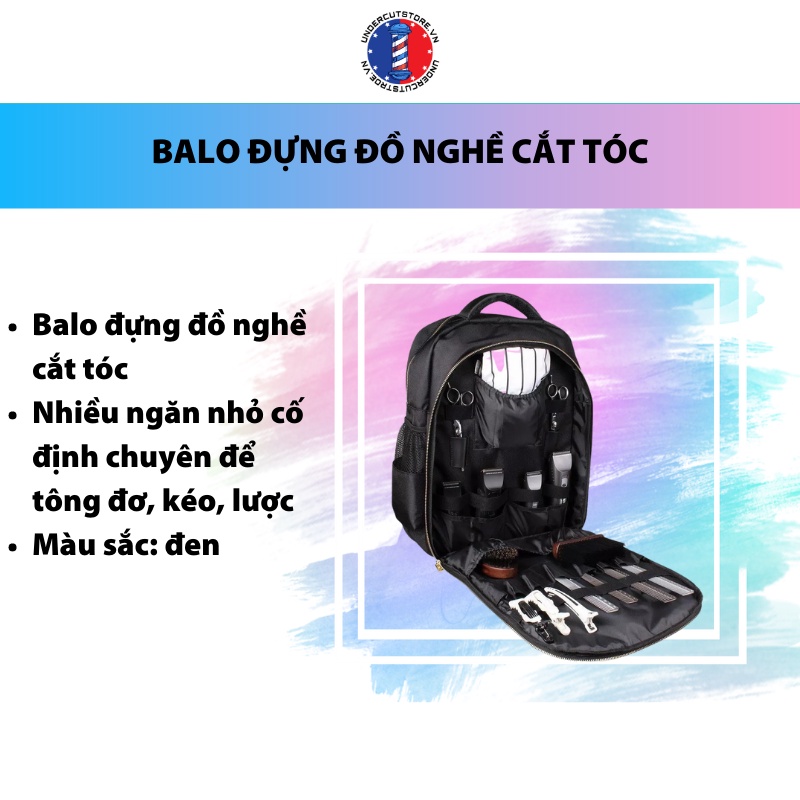 Balo Wahl Đựng Tông Đơ Cắt Tóc