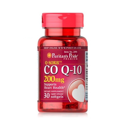 [CHÍNH HÃNG] Giảm mỡ máu, phòng ngừa đột quỵ, chống lão hóa Q-SORB Coenzyme Co-Q10 200 mg CoQ10 Co – Q 10