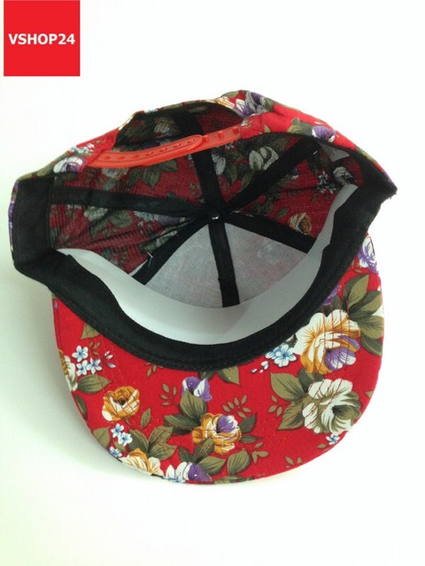 Mũ snapback hoa Supreme