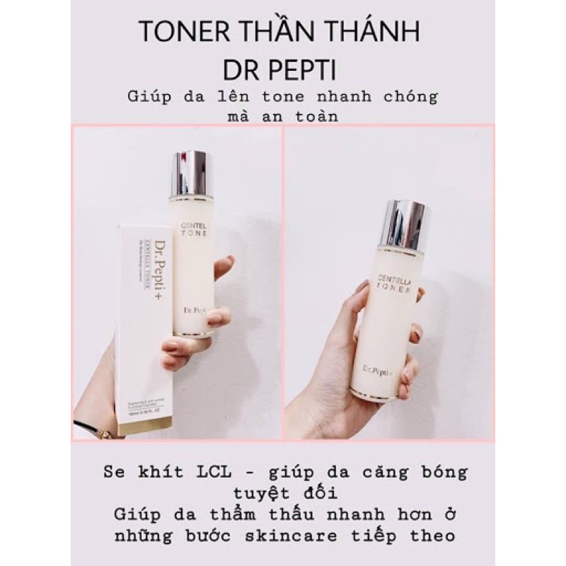 Nước Thần Hoa Hồng Dr.Pepti Centella Toner