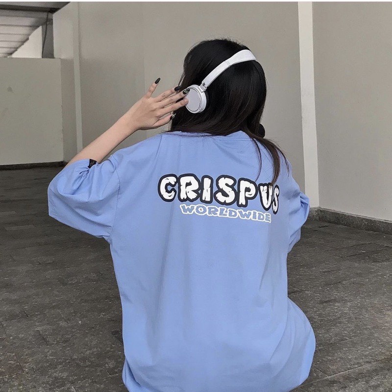 Áo Thun In Chữ CPS Áo Thun Tay Lỡ Form Rộng Unisex 38-65kg Nam Nữ Phong Cách Ullzang